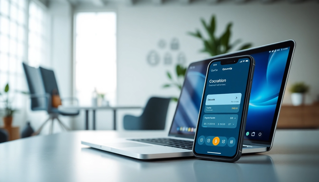 Interact with the gaurda wallet through a secure digital interface, showcasing its functionality and ease of use.