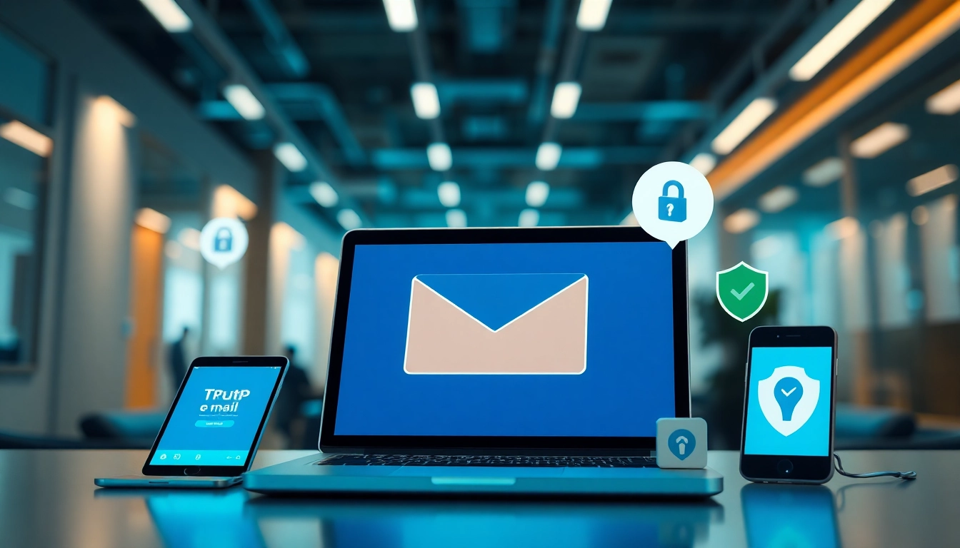 Utilize temp mail service with an intuitive interface and vibrant email inbox design.